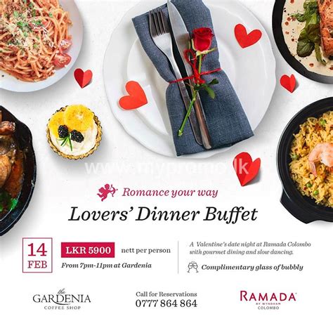 Dinner Buffet At Ramada Colombo For This Valentines