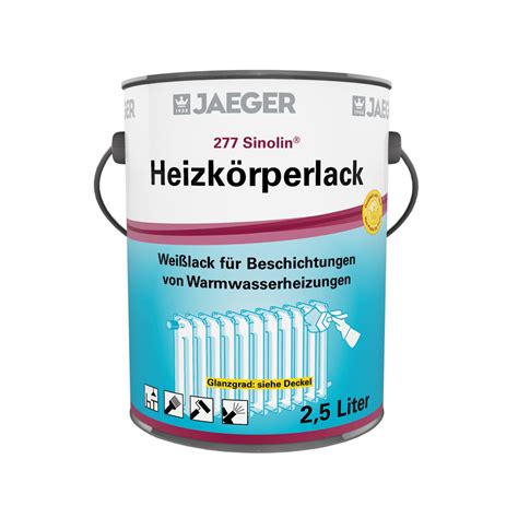 Jaeger 277 Sinolin Heizkörperlack Seidenglänzend