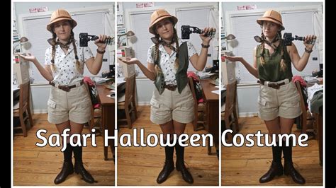 Diy Safari Halloween Costume Youtube