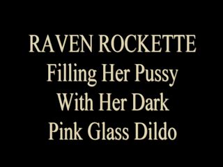 Raven Rockette Dark Pink Glass Dildo Amateur Adventures Clips4Sale