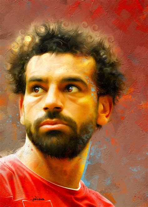 Artstation Mohamed Salah Portrait By Hosam Altohamy