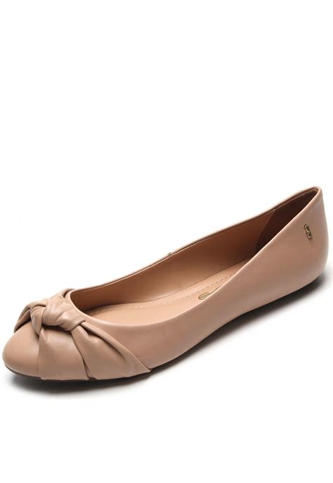 Sapatilha Couro Santa Lolla Nó Nude Compre Agora Dafiti Brasil