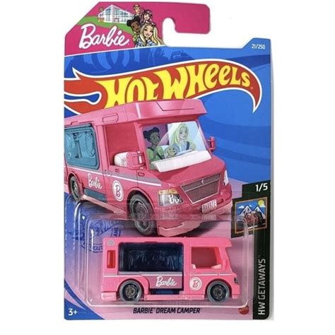 Carrinho Hot Wheels Barbie Dream Camper Shopee Brasil