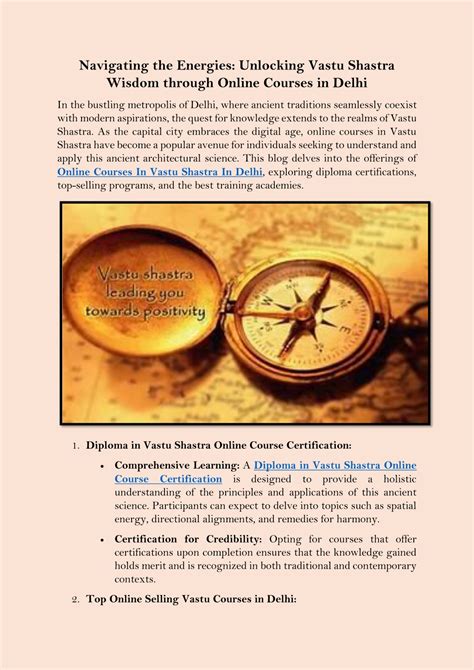 Ppt Navigating The Energies Unlocking Vastu Shastra Wisdom Through