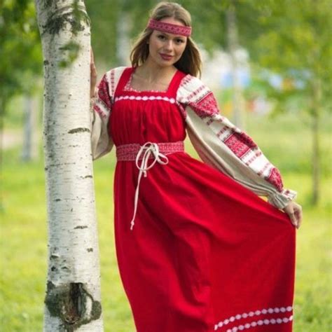 Свадебное платье в русском народном стиле: особенности славянских ...