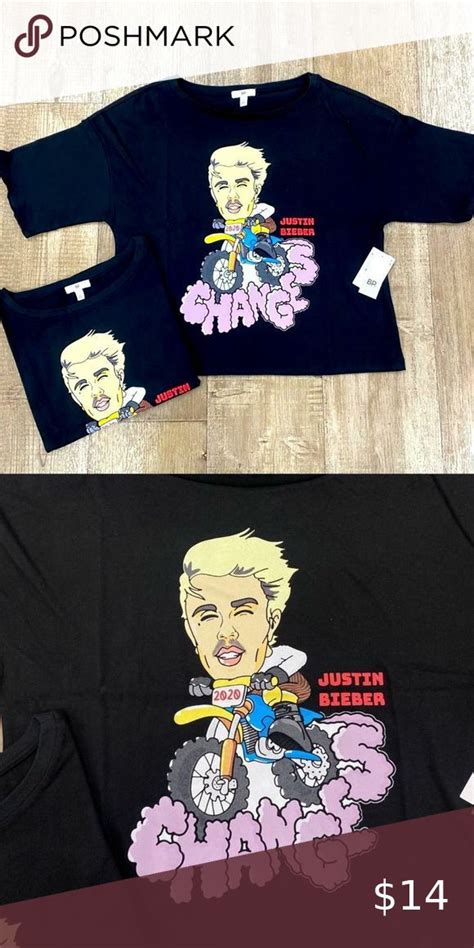 Bp Justin Bieber Changes Tour Crop Top Crop Shirt Mens Graphic