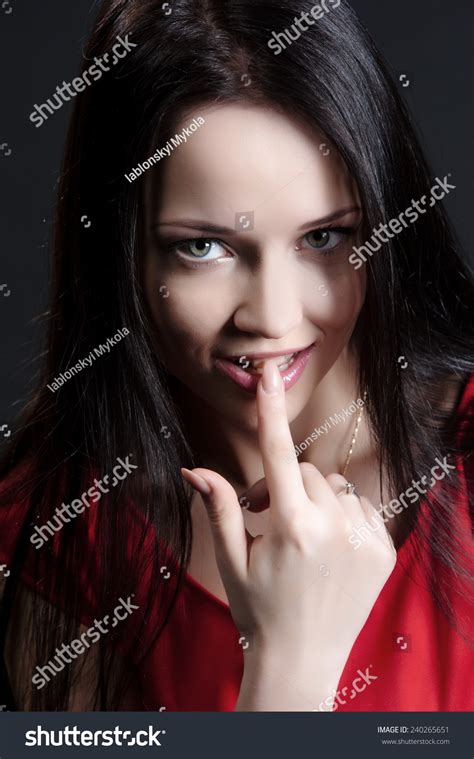 Beautiful Sexy Brunette Girl Posing On Stock Photo 240265651 Shutterstock