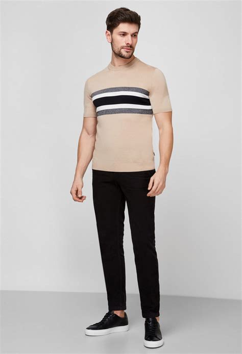 Мужские черные вельветовые брюки BOSS 50441620;001 — Ultrashop