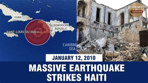 Massive Earthquake Strikes Haiti January 12 2010 This Day In History