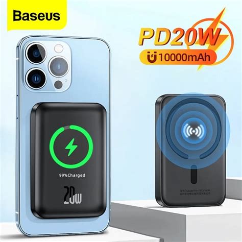 Baseus PowerBank Magnético Sem Fio 6000 mah 20w Jersu Indica Ofertas