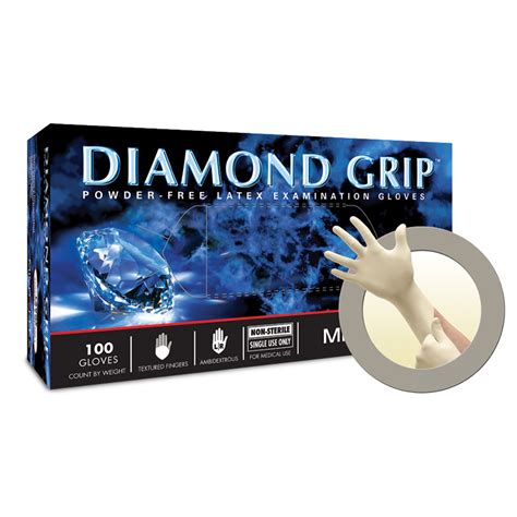 Gloves, MicroFlex Diamond Grip, Latex, - Penn Care, Inc.