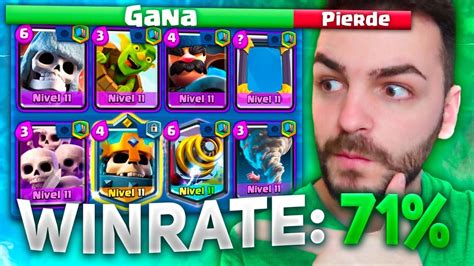 EL MAZO SECRETO CON MAS WIN RATE DE CLASH ROYALE YouTube