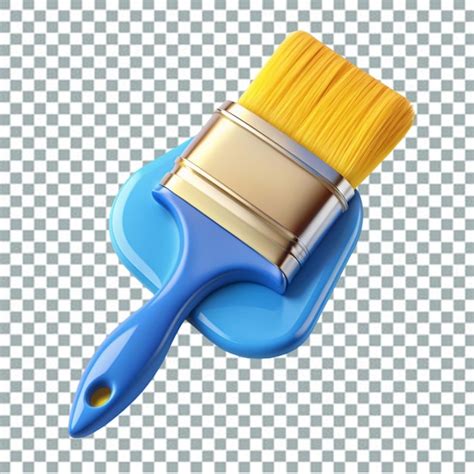 paint brush premium ai generated psd
