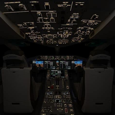 Boeing 787 Interior Cockpit