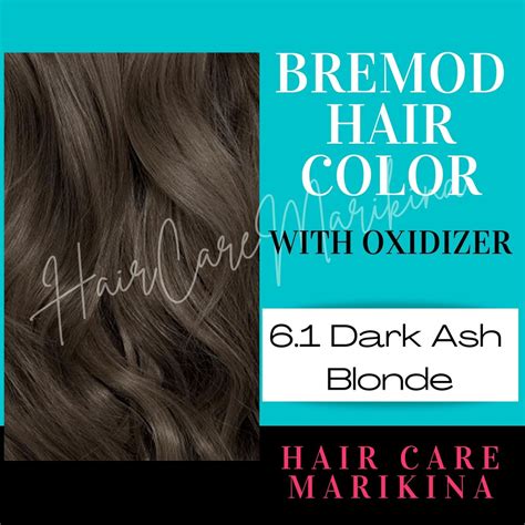 Dark Ash Blonde Bremod Hair Color With Oxidizer Set Shopee Philippines