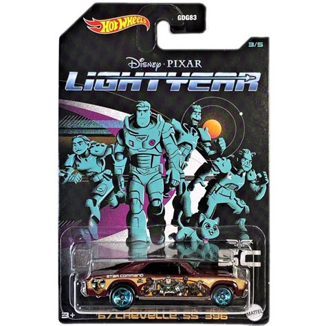 Hot Wheels Disney Pixar Lightyear Buzz Astral Chevelle Ss Hdg