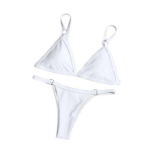 2022 Summer Sexy Solid Mirco Bikini Sets Women G String Thong Swimsuit
