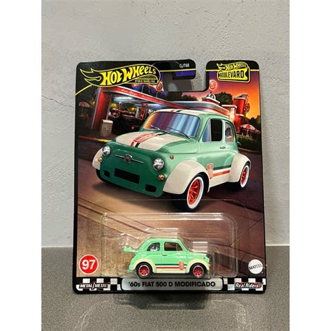 林蔭大道 Hot Wheels Premium 風火輪 s Fiat D 膠胎 Boulevard 蝦皮購物
