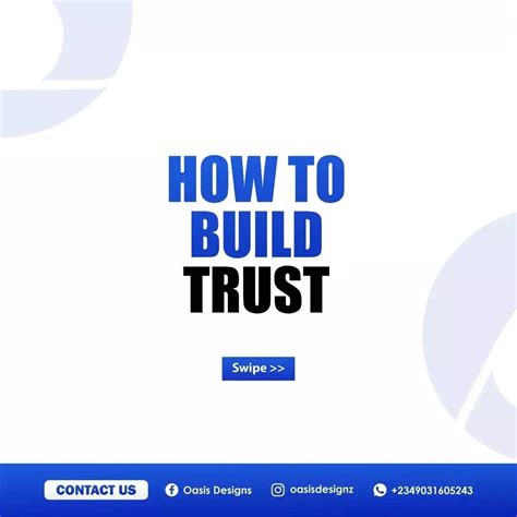 How To Build Trust Social Media Graphics Build Trust Branding Design