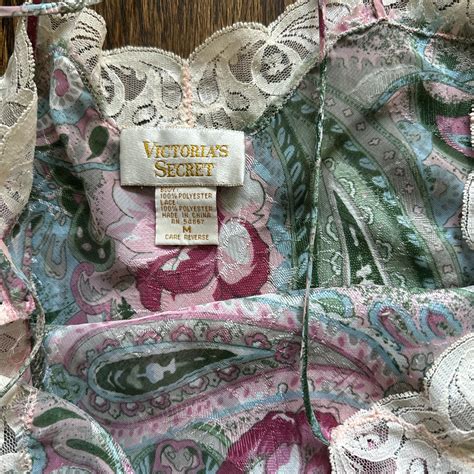 Vintage Victorias Secret Lingerie Slip Dress Etsy