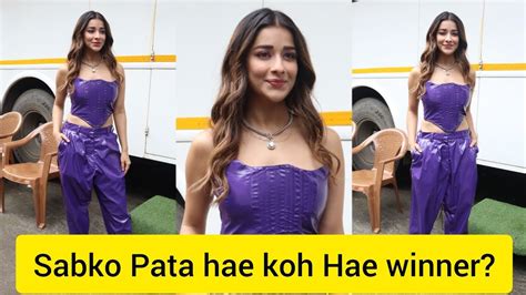 Nyra Banerjee Saying Sab Pata Hae Khatron Ke Khiladi Winner Koh Hae