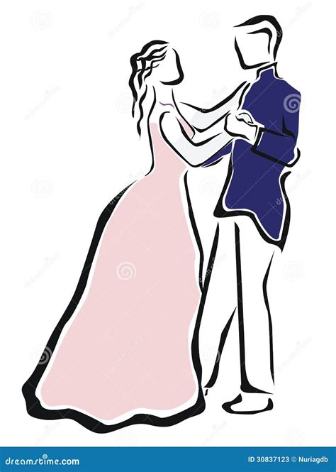 Couple Dancing Stock Vector Illustration Of Dancers 30837123
