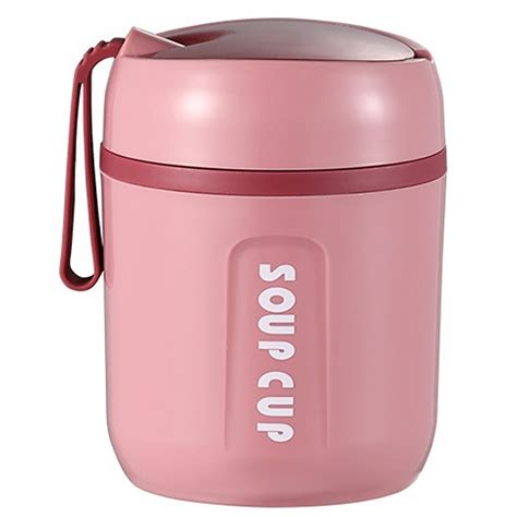 Nyidpsz Ml Stainless Steel Vacuum Insulated Food Flask Hot Lunch Container With Soup Lid