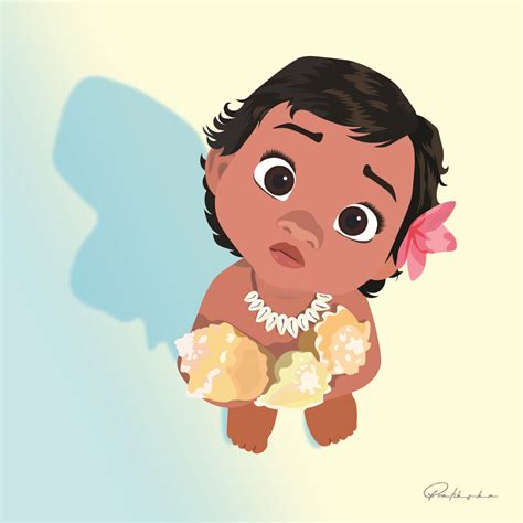 Artstation Baby Moana