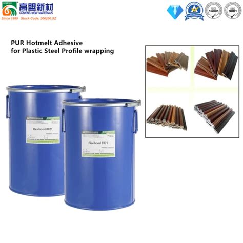 Polyurethane Hot Melt Adhesive For Door Window Frame Baseboard Profile Wrapping Polyurethane