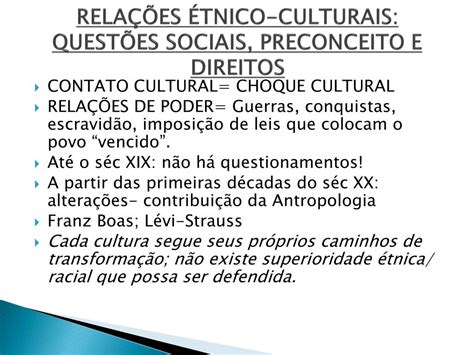 Ppt Aula A Diversidade Cultural Rela Es Tnico Raciais