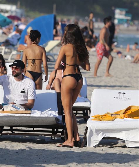 Natalia Alberto In Bikini At A Beach In Miami Hawtcelebs