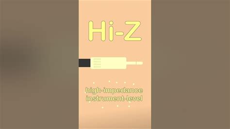 Hi-Z Instrument input vs Line Input on your audio interface - YouTube