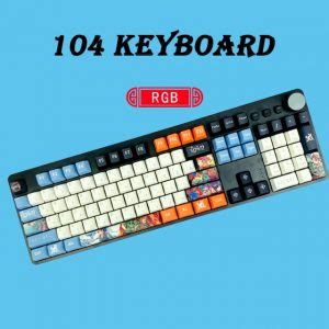 Demon Slayer Anime Keycaps Hot Swap Mechanical Keyboard Anime Keycaps