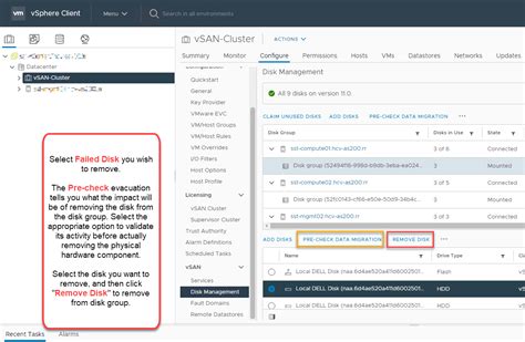 Poweredge How To Replace Vsan Capacity Disk Dell Us