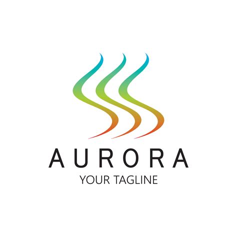 Aurora Logo Design Icon Illustration Vector Template 20482728 Vector