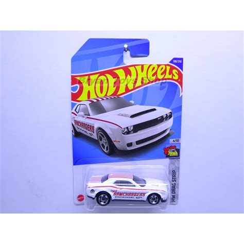 Jual Hot Wheels Dodge Challenger Srt Demon Putih Ramchargers Shopee Indonesia