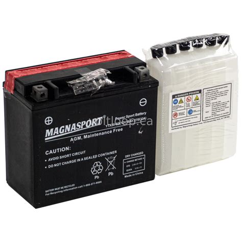 Magnasport YTX20-BS 12V Advanced AGM Battery | 270 CCA – Voltloop ...