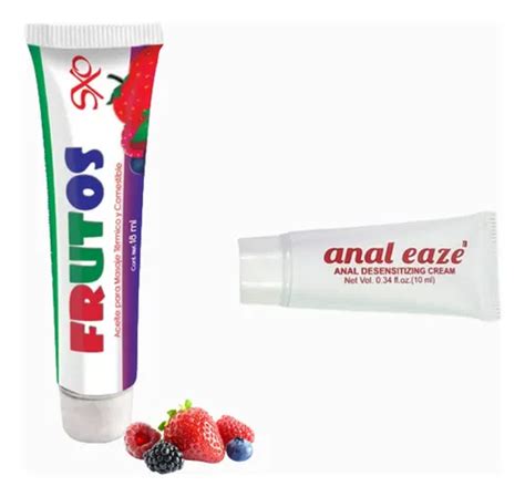 Lubricante Sxo Termico Frutos Rojos Anestesico Anal Eaze Frutos Rojos MercadoLibre