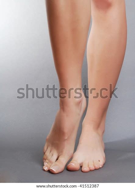 Beautiful Naked Slim Legs Stock Photo 41512387 Shutterstock