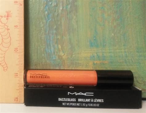 MAC Cosmetics Dazzle Glass Lip Gloss TANGERINE TROPICA 06 Oz 1