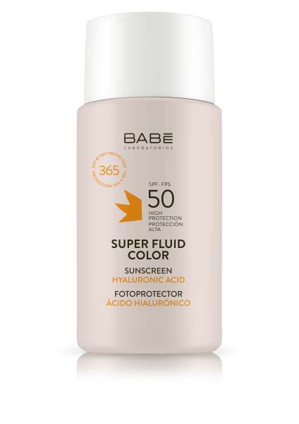 Babe Tonuojanti Apsaugin Veido Emulsija Super Fluid Spf Ml Camelia