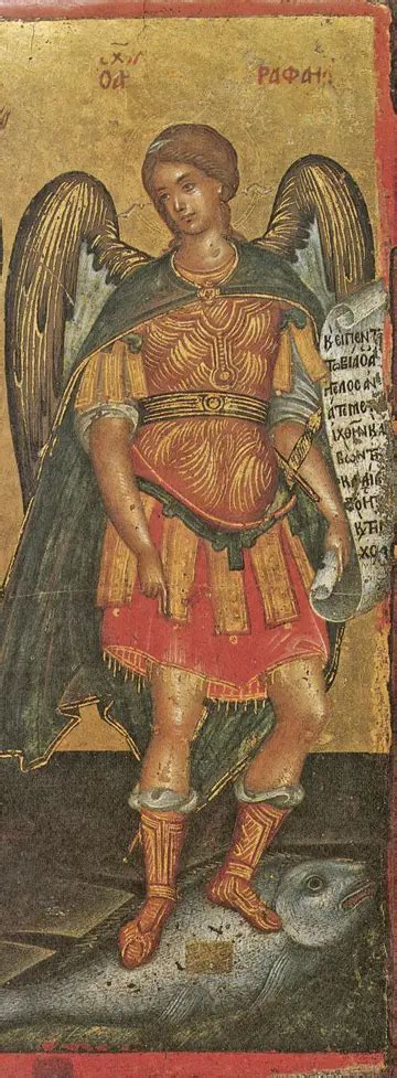 Icon of Raphael, Archangel – S436 – Saint Paul's Icons