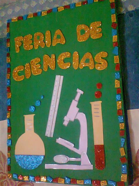 Carpeta Para Feria De Ciencias Con Microscopio Formulas Y Regla De