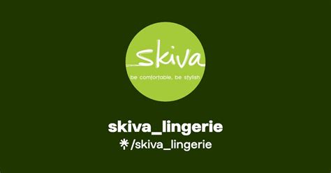 Skiva Lingerie Twitter Instagram Facebook Linktree