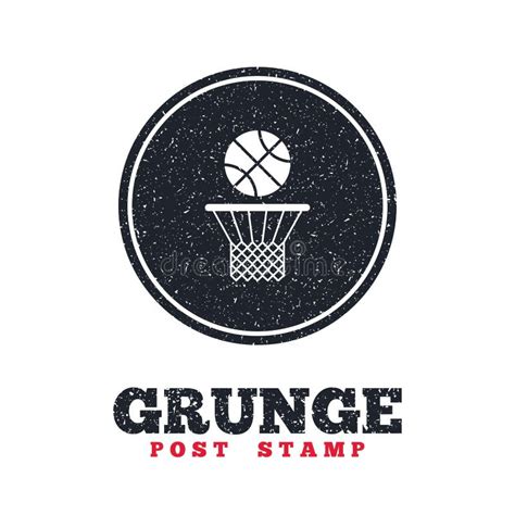 Dirty Basketball Poster Stock Vector Illustration Of Blot 17365359