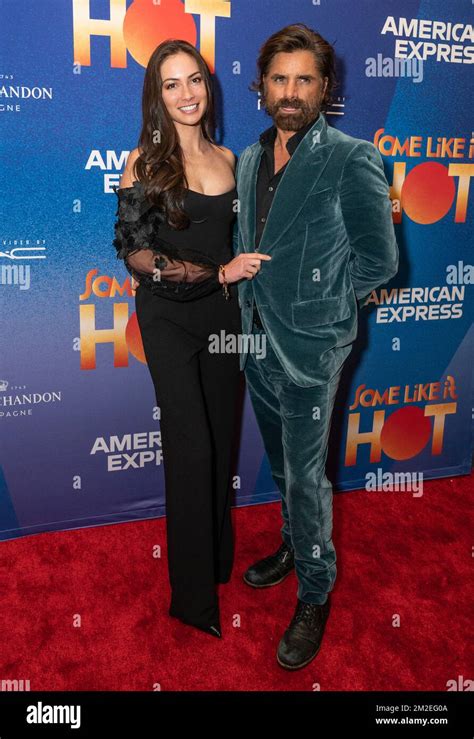 Caitlin McHugh And John Stamos Attend Opening Night For Some Like It Hot On Broadway At Shubert