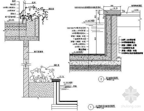 驳岸园林景观节点详图景观方案图景观施工图景观方案文本下载筑龙园林景观论坛