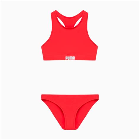 Купальник PUMA Girls Racerback Bikini Set Колір Червоний Red Puma Арт 938136 02