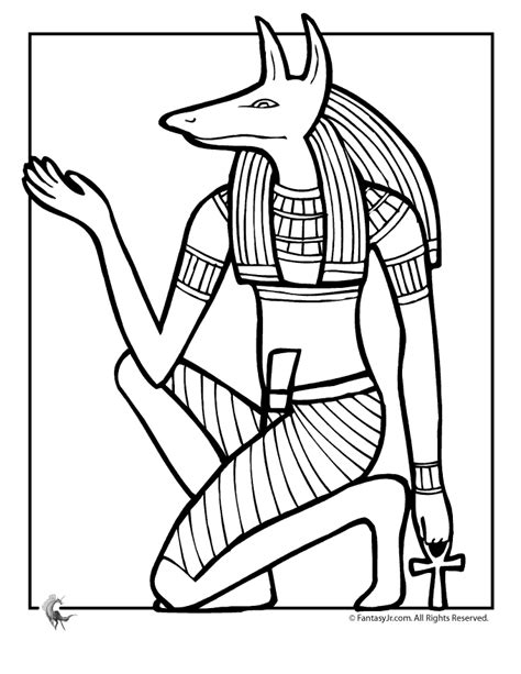 Printable Egyptian Coloring Pages - Coloring Home