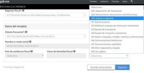 Cómo llenar la nueva factura electrónica del SAT